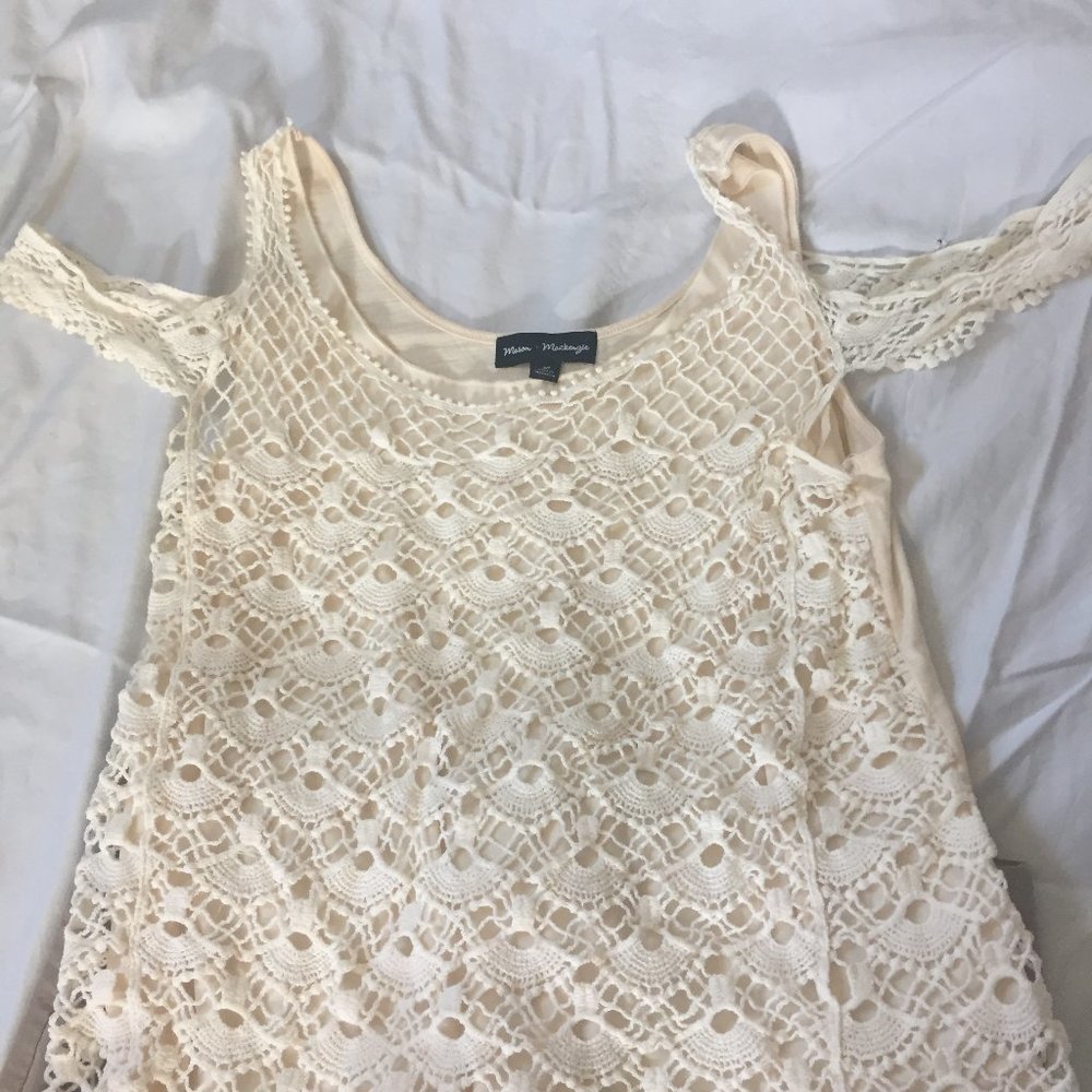 Crochet front summer top